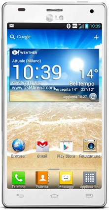 Смартфон LG Optimus 4X HD P880 White - Саянск